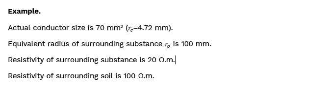 Example Formulae - How to model earthing surrounded with bentonite