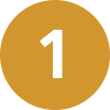 The number one in a yellow circle representing renewables.
