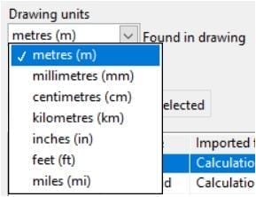 Figure 6 – Select the drawing units