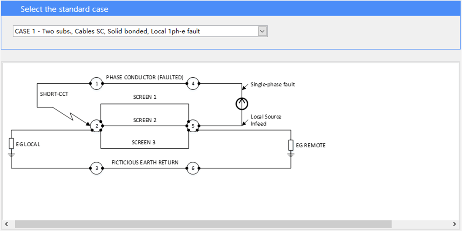A screen shot of a circuit diagram displaying cables and renewables.