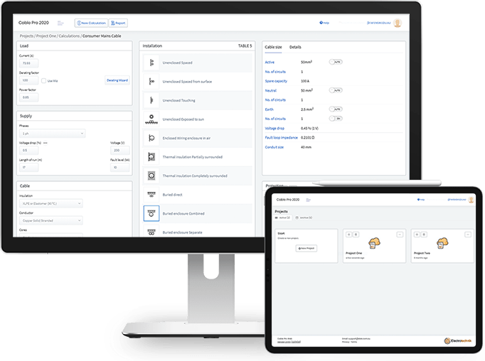 A monitor with an electrical screen.