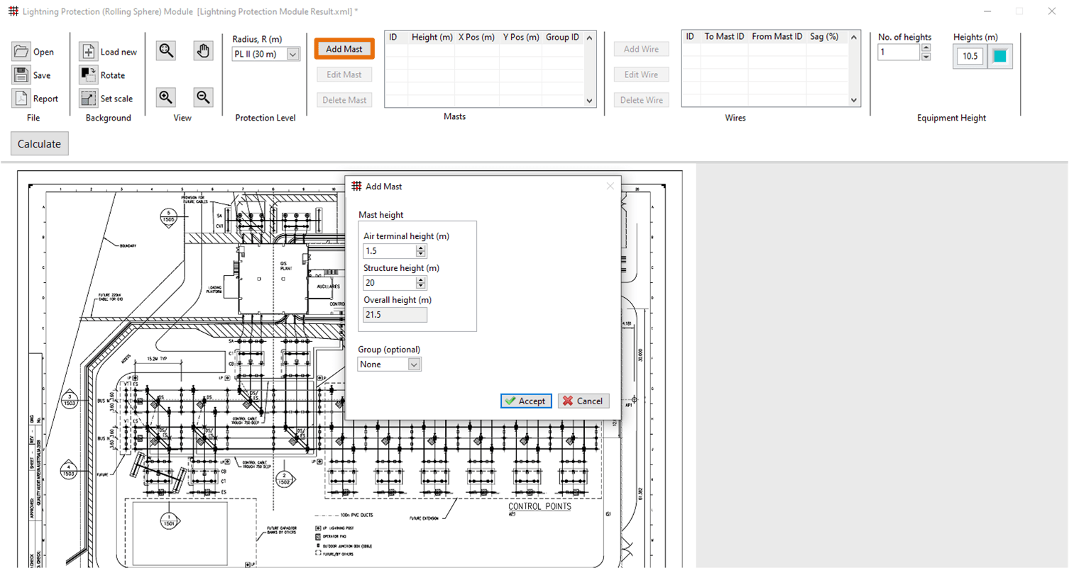 A screen shot of a drawing in computer software.