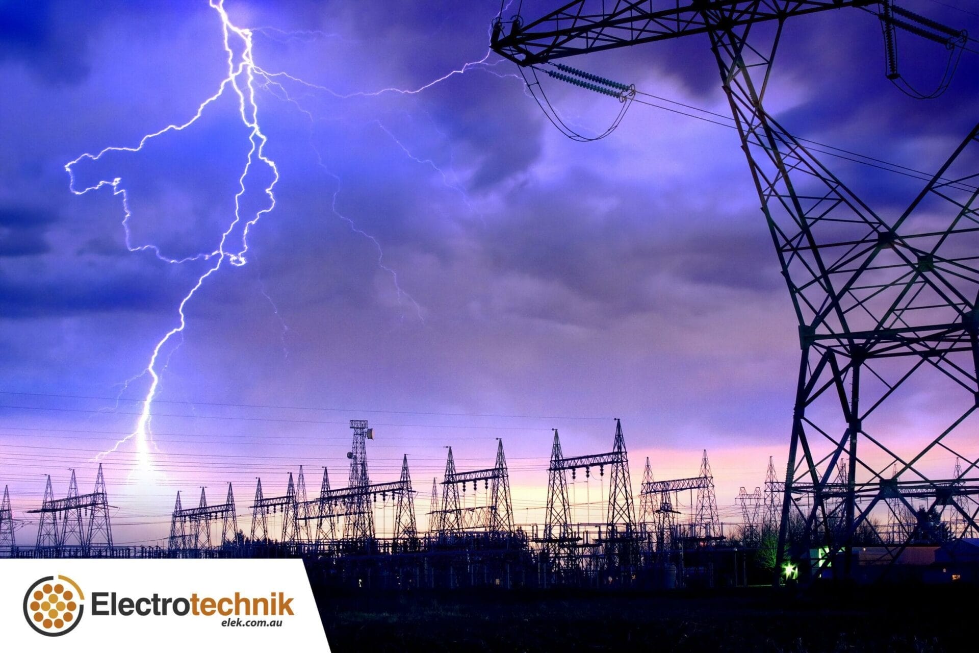 Lightning strike on substation 1 1 scaled - Lightning Protection Design for Substations