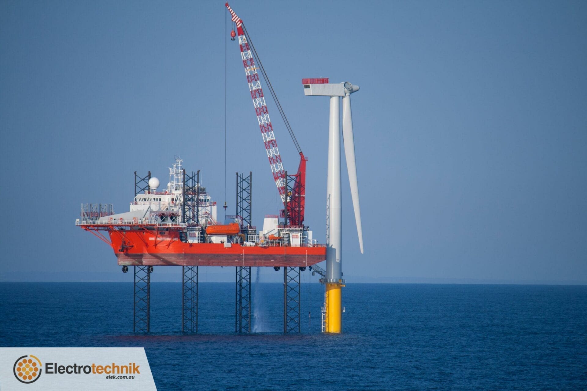 Offshore wind turbine being constructed 2 scaled - Wind Farm Dynamic Cable Ratings