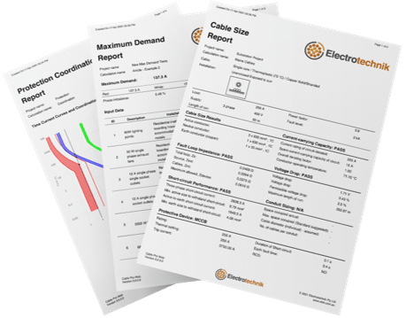 Cable Pro Web_Cable Size Reports