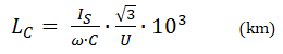 A diagram illustrating the formula for an electrical reaction in a substation.