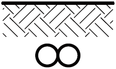 A black and white image of the number 0 representing power.