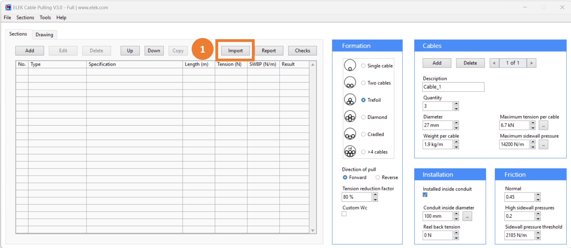 A screenshot of a spreadsheet with an arrow pointing to it.