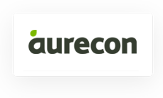 Logo of aurecon, featuring the word "aurecon" in lowercase dark green and gray letters with a green dot above the 'i', symbolizing precision akin to a cable sizing calculator.
