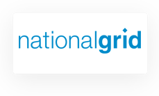 Logo della "rete nazionale" con testo blu su sfondo bianco.