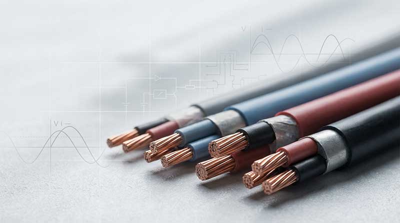 Electrical power cables with exposed copper conductors representing updates to the AS/NZS 3008.1.1:2025 cable sizing standard